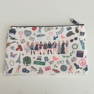 Taylor Swift Inspired Colorful Graphic Zipper Pouch